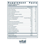 Vital Nutrients Multi-Nutrients with No Iron or Iodine | Comprehensive Vegetarian Daily Multivitamin and Mineral Formula with Potent Antioxidants* | Gluten, Dairy and Soy Free | 180 Capsules