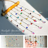 H&D HYALINE & DORA Crystal Sun Catcher Crystal Wind Chimes for Outside Rainbow Maker Suncatchers for Window Hanging Garden Home Decor