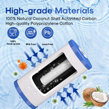 ICEPURE 5 Micron 10" x 4.5" Whole House Water Filter Compatible with GE FXHTC, GXWH40L, RFC-BBSA, W50PEHD, GXWH35F, GNWH38S, Dupont WFHD13001, R50-BB, Pack of 2