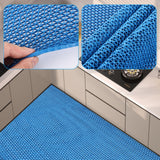 16in x 10Ft Drainage Non Slip Flooring Mats Swimming Pool Bathroom Anti-Fatigue Rubber Matting Heavy Duty Commercial Anti Slip Floor Mats for Garage Restaurant Sauna SPA, 15.7inch x 118inch