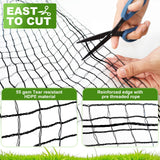 4x100FT Deer Fence Netting for Garden, 55GSM Plastic Mesh Temporary Fence