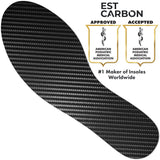 Carbon Fiber Insole - 1 pc, Men 11-11.5, Women 12-12.5 - Unisex Shoe Insert - Stiff Foot Plate - Orthotic Insole - Turf Toe, Hallux Rigidus, Flat Feet, Plantar Fasciitis, Mortons Extension