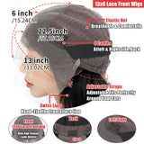 HOISAKA Wigs Human Hair 13x6 Lace Front Wigs Human Hair Body Wave 30 Inch Glueless Wig Human Hair Pre Plucked With Baby Hair 12A Brazilian Virgin Hair Wigs 200 Density