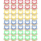 Yeshone 32 Pcs Hand Bells Jingle Bells Bulk Back to School Supplies Tambourine Noise Makers for Kids Adults Musical Instruments Church School Concert Birthday Party Operation Christmas Gifts