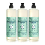 MRS. MEYER'S CLEAN DAY Liquid Dish Soap, Biodegradable Formula, Limited Edition Mint, 16 fl. oz - Pack of 3
