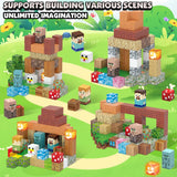 AIDYVOI Magnetic Blocks Toy Building Set for Kids 3+, Light Up Magnetic Building Blocks, 3D Construction Build Toys STEM Sensory Magnet Cubes Christmas Birthday Present