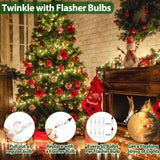 CXLHO Clear Christmas Lights 50FT 200 Incandescent Bulbs Warm White Mini Lights with White Wire for Christmas Tree, Garland, Thanksgiving, Wedding, Party, Home, Indoor & Outdoor Festival Decoration