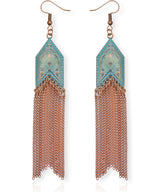 Western Jewelry for Women, Boho Dangle Chain Earrings