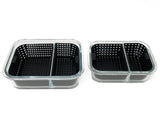 Dual Dunk Iso Soak Cleaning Station (Small, Black)