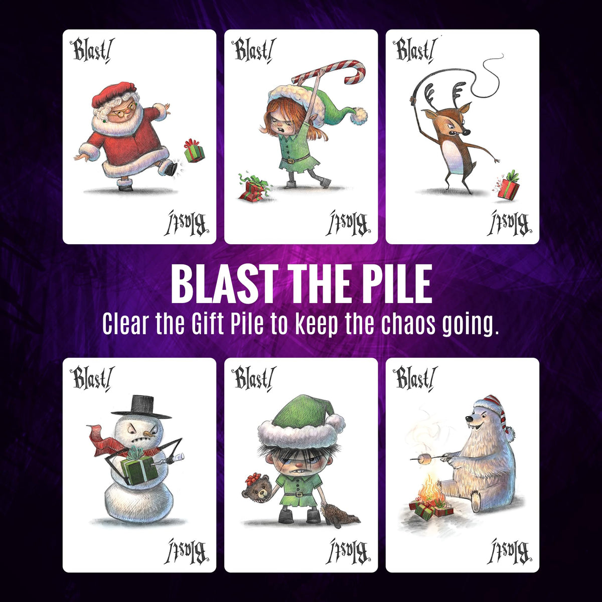 Wicked Christmas – Hilarious Christmas Card Game for Families & Friends | Ages 7+, 3–6 Players, Great Secret Santa Gift & Stocking Stuffer