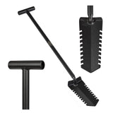 CKG Metal Detecting Shovel Digging Tool with Double Serrated Blade – Heavy Duty Digger Garden Root Cutter T-Handle Spade Professional Metal Detector Accessories