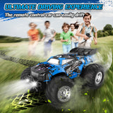Barlisam Remote Control Car, All-Terrain Remote Control Truck for Boys 8-12, Headlight, 1:20, 10KM/H, 2.4GHZ, Speed-Friendly, Sturdy, Rechargeable RC Cars for Boys 4-7 Christmas, Beginner, Kids 6-12