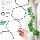 Chain Trellis for Climbing Plants - Indoor & Outdoor House Plant Accessories for Monstera, Pothos, Ivy, and More | Garden Wall Trellis and Plant Vine Support - Houseplant Accessories and Plant Gifts
