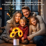 hibeauti Sunflower LED Lamp for Women, Mother's Day Ideal for Bedroom Decor Sunflower Gifts for Mom Grandma Teacher Aunt Girlfriends Coworker Friend Wife Mothers Anniversary Birthday Christmas