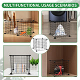 DYAUS 4 Packs Plant Protectors from Animals, Plant Cages for Outdoor Plants, 20Pcs 12"x12" Metal Plant Covers from Animals, Heavy Duty Chicken Wire Cloche, Garden Cloches to Keep Animals Out