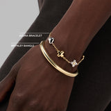 Ana Luisa Charm Bracelets for Women - 14K Gold Plated & Silver Plated