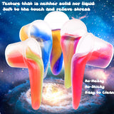 Galaxy Slime Kit with 60 Pack,Slime Party Favors for Kids, Non Sticky,Wet,Soft Sludge Toy Mini Slime Bulk for Boys Girl, Stress Relief,Goodie Bags, Christmas Stuffers