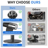 Scisum Cigarette Butt Disposal Outdoor and Indoor - 50" Waterproof Outdoor Ashtrays with Top Rain Cap - 2" Diameter Stainless Steel Standing Ashtray for Smokers Outside Patio, Home
