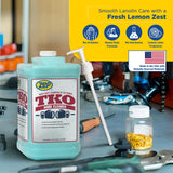 Zep Heavy-Duty TKO Industrial Hand Cleaner - 1 Gallon (Case of 4) - 1049524 - For Industrial Professionals Such As Mechanics, Four Pumps Included