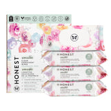 The Honest Company Clean Conscious Multi-Use Wipes | Hypoallergenic + Unscented for Sensitive Skin | Over 99% Water, Compostable, Plant Based, Baby Wipes | Rose Blossom, 288 Count