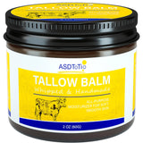 ASDToTio Handmade Whipped Tallow Balm for Skin Care- All Natural Grass Fed Beef Tallow All Purpose Balm,Face and Body Moisturizing Cream, Tallow Balm For Dry Skin- 2 oz