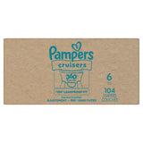 Pampers Diapers - Cruisers 360 - Size 6, 104 Count, up to 100% Leakproof Pull-On Diaper for Active Babies