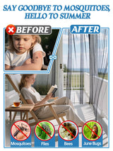 33x10ft Ultra-fine Mesh Mosquito Net, Patio Screen Netting, 1Pc Black