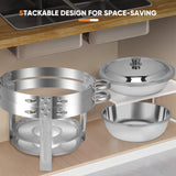 Chafing Dishes for Buffet, 2 Pack 6QT Stainless Steel Chafing Dish Buffet Set with Lids, Food Warmers for Parties Buffet, Buffet Servers and Warmers for Home, Christmas Gatherings, Catering Events