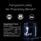 Holy Grail - Classic Semen Volume Booster Stack | Softgel = Higher Bio-Availability | Men's Load & Fertility Enhancer | Sunflower Lecithin, Pygeum, L-Citrulline, & Zinc for Testosterone | One Month