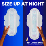 Always Ultra Thin Overnight Pads, Size 4, Overnight, Unscented, 50 Count x 3 Packs (150 Count total) (Packaging May Vary)