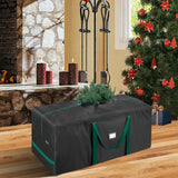 BALEINE 7.5 ft Christmas Tree Storage Bag, Heavy Duty 900D Oxford Fabric with Reinforced Handles and Dual Zippers Wide Opening, Extra Large Storage Container for Trees and Decorations (Black)