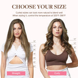 GOO GOO Clip in Hair Extensions Real Human Hair, Remy Human Hair Extensions Clip ins for Women, Natural Human Hair, 16inch 120g 7Pcs, 3/8/613 Balayage Walnut Brown to Ash Brown and Bleach Blonde