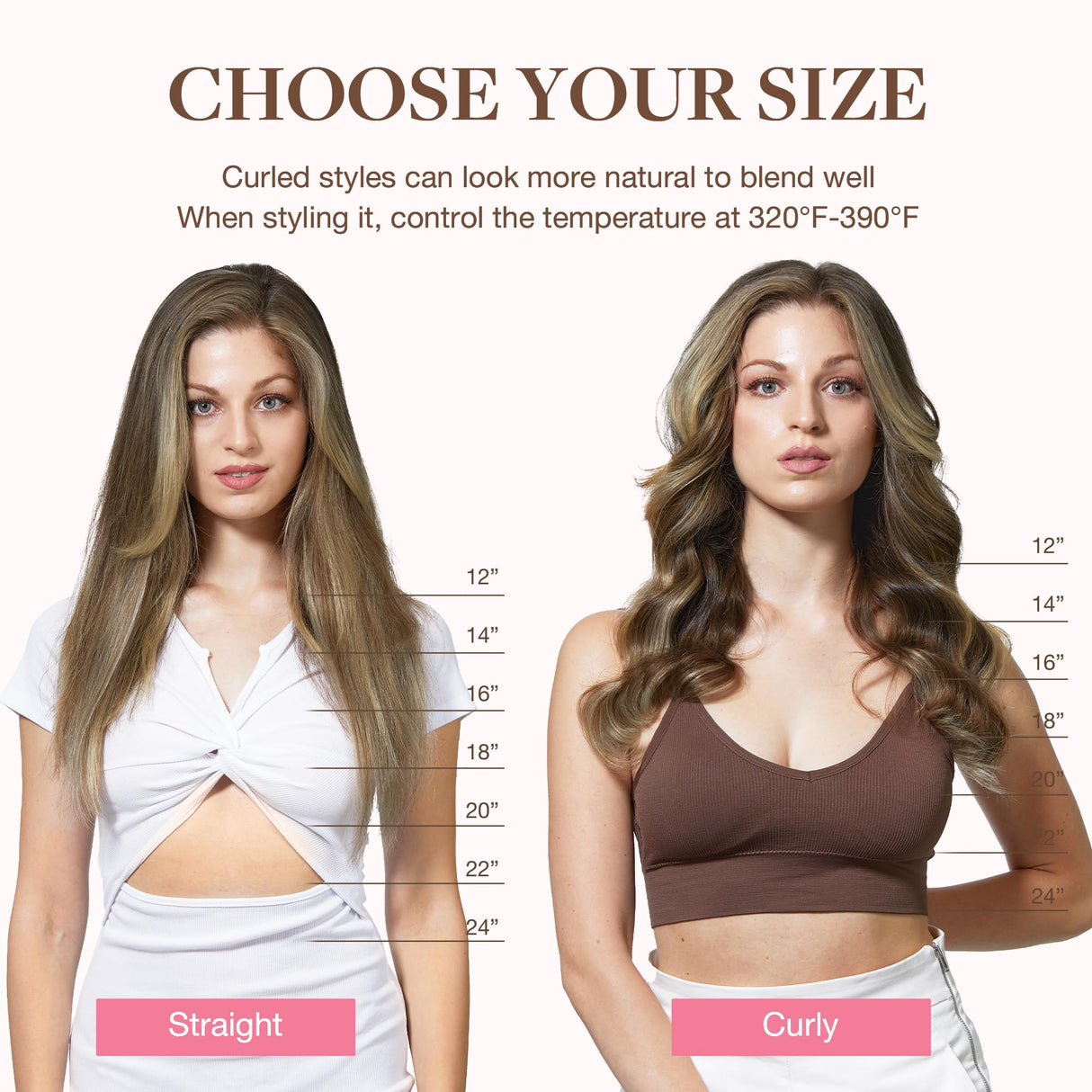 GOO GOO Clip in Hair Extensions Real Human Hair, Remy Human Hair Extensions Clip ins for Women, Natural Human Hair, 18inch 120g 7Pcs, 3/8/613 Balayage Walnut Brown to Ash Brown and Bleach Blonde