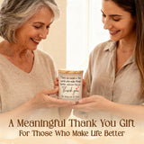 OASSIE Thank You Gifts for Women - Vanilla Lavender Scented Candle 10 oz