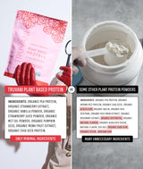 Truvani Vegan Pea Protein Powder | Strawberry | 20g Organic Plant Based Protein | 10 Servings | Keto | Gluten & Dairy Free | Low Carb | No Added Sugar