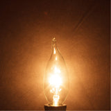Simba Lighting Candelabra Flame Tip Clear CA10 40W E12 Base 120V, 12 Pack