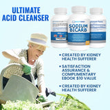 Sodium Bicarbonate 650 Mg Tablets - Delayed Release for Normal Kidney Function - Baking Soda Tablets, Sodium Pills, Bicarbonato De Sodio para Tomar, Bicarbonate of Soda - 30 Capsules