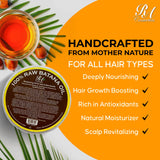 2 Pack RA Cosmetics 100% Natural Unrefined Batana Hair Oil for Healthy Hair, 16 oz | Nourishing Hair Moisturizer for Damaged Hair Repair| Strengthening and Nourishing Hair Conditioner - Sourced from Honduras