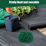 Nuanchu 100 Pcs 4 Inch Stakes Sod Garden Stakes Bulk, Landscape Garden Stake for Membrane, Sod Staples Tent Stake, Netting, Turf, Landscaping and Gardening