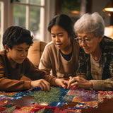 White Mountain Rockefeller New York Christmas Puzzles 1000 Pieces Jigsaw Puzzle for Adults and Family