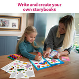 Skillmatics Storybook Art Kit - Create Fairytale Stories, DIY Craft & Writing Kit with 300+ Stickers, Scrapbooking & Journal Activity, Christmas Gifts for Kids Ages 5, 6, 7, 8, 9, 10