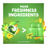 Gain flings! Liquid Laundry Detergent Soap Pacs, HE Compatible, 3 Bag Value Pack, 111 Count, Long Lasting Scent, Original Scent