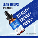 Lean Drops, Official Lean Droppers Supplement - Maximum Strength, All Natural Keto Liquid Formula to Sustain Active Lifestyle & Fitness Goals, Premium Lean Drops Advanced Reviews (2 Pack)