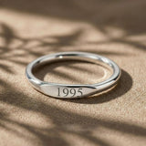 Engraved Rings for Women, Custom Name Ring and Personalized Rings for Women