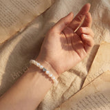 Bivei Moonstone Crystal Stretch 6mm Bracelets for Women