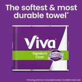 Viva Signature Cloth Paper Towels, 12 Triple Rolls, 129 Sheets per Roll