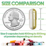 XPRS Nutra Size 0 Empty Capsules - 1000 Count Empty Vegan Capsules - Vegetarian Pills - DIY Vegetable Capsule Filling - Veggie Pill Caps for Do-It-Yourself Supplements (Blue/White)