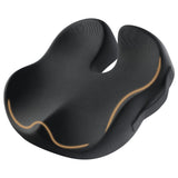 ProtoArc Seat Cushion for Tailbone Pain Relief, Office Chair Cushion, Coccyx Cushion, Ergonomic Memory Foam Seat Cushion for Home, Car, Pressure Relief Pad for Hip, Coccyx, All Day Comfort - Black