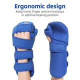 Resting Hand Splint, Stroke Hand Therapy Equipment, Hand Brace with Finger Support for Stroke Recovery Patients, Carpal Tunnel Syndrome, Arthritis, Tendinitis, Metacarpal Breaks (Large Left)
