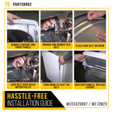 PartsBroz WE12M29 WE03X29897 Dryer Belt Drive (2-Pack) fits for GE Dryer Belt Replacement, Whirlpool, Hotpoint, Kenmore Parts WE12M22 PS16542496 WE12M33 for GTD33EASK0WW GTD42EASJ2WW GTD42GASJ2WW